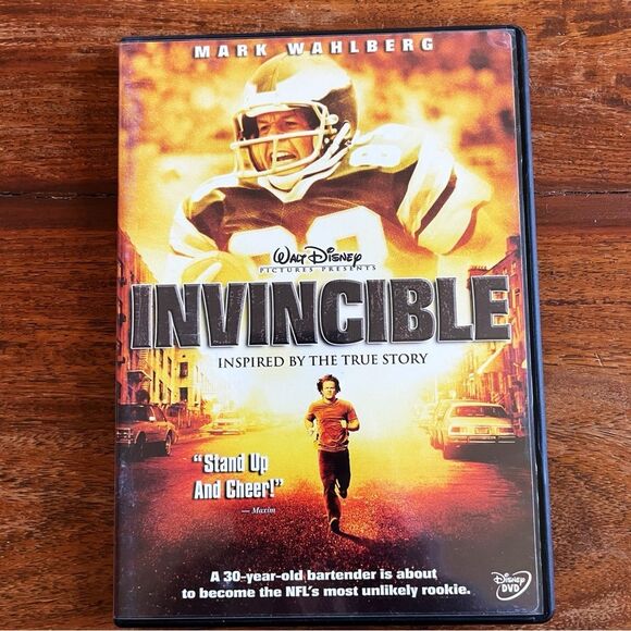 Disney Other - Invincible DVD Movie 2006 Like New Condition True Story Mark Wahlberg
